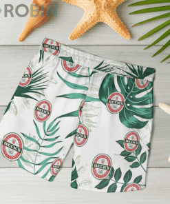 Beck’s Brewery Beer Hawaiian Shirts Beach Short
