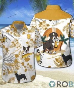 Bernese Mountain Dog Beer Hawaiian Shirt
