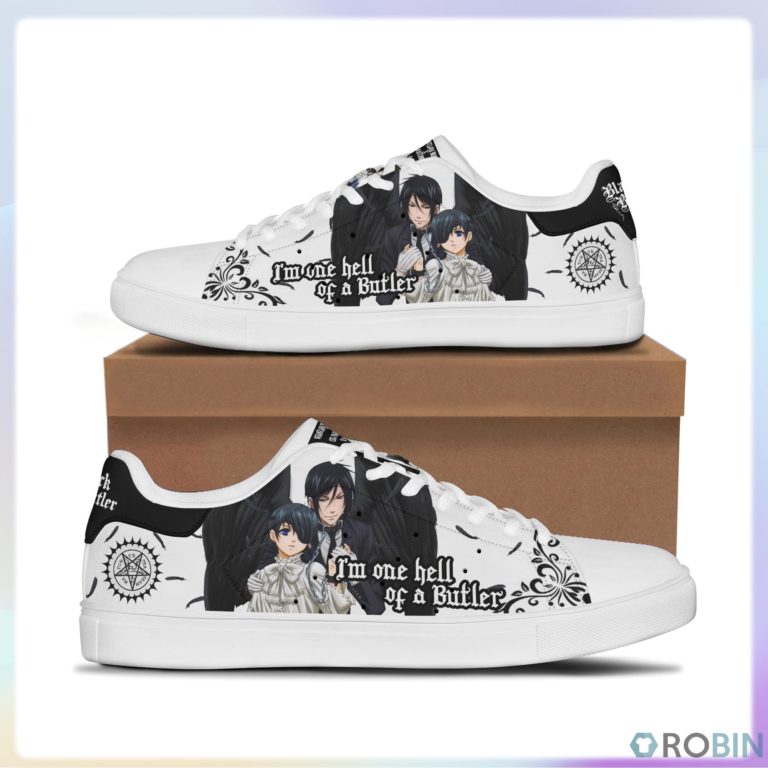 Black Butler Stan Smith Sneakers Ciel Phantomhive x Sebastian Michaelis Anime Shoes