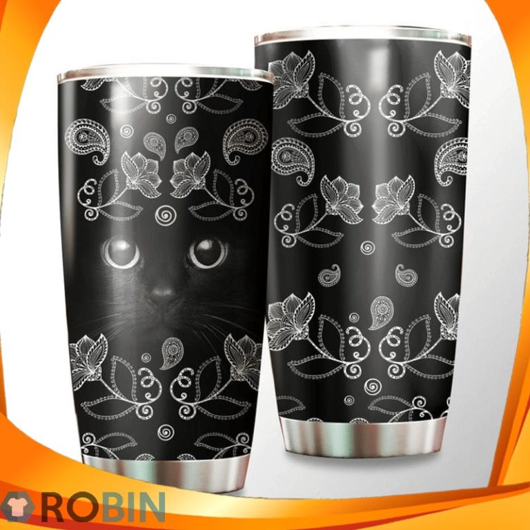 Black Cat Tumbler