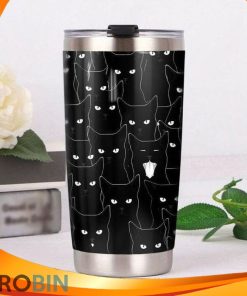 Black Cats Team Tumbler