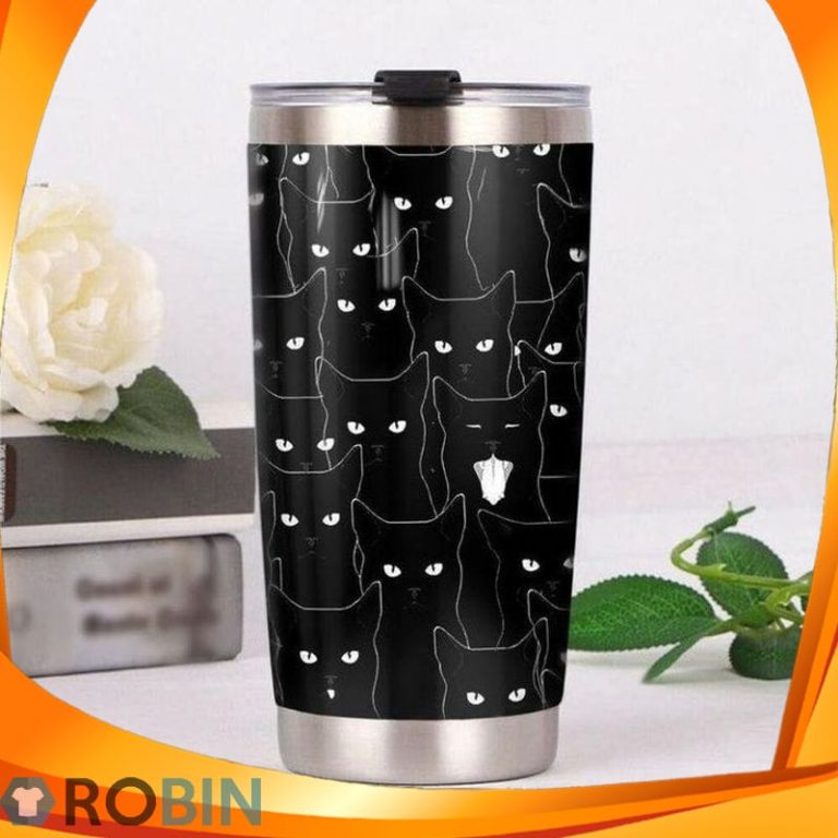 Black Cats Team Tumbler