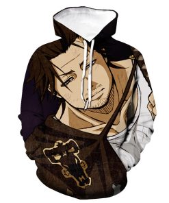 Black Clover Hoodie Shirts – Anime 3D Printed Hooded