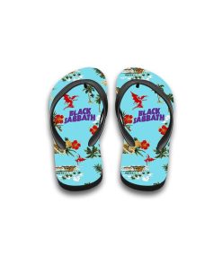 Black Sabbath Flip Flops And Hawaii Shirt and Beach Shorts Black Sabbath Flip Flops And Hawaii Shirt and Beach Shorts