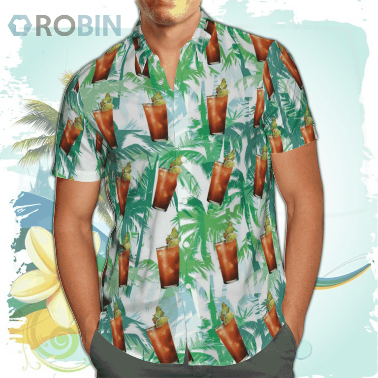 Bloody Mary cocktail Hawaiian Shirts Beach Short