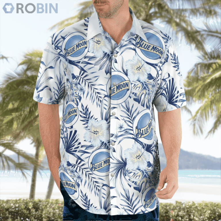 Blue Moon beer Hawaiian Shirts Beach Short