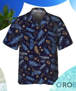 Blueish Winter Nature Hawaiian Shirt Blueish Winter Nature Hawaiian Shirt