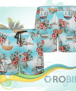 Boating Hawaiian Shirts Beach Short Boating Hawaiian Shirts Beach Short