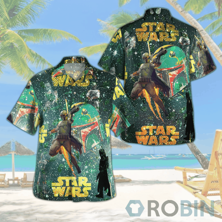 Boba Fett Star Wars Hawaiian Shirts Beach Short
