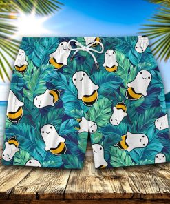 Boo Bees Pattern Hawaiian Short