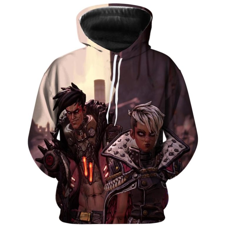 Borderlands 3 Hoodie Shirts – 3D Printed Casual Hooded RB9477