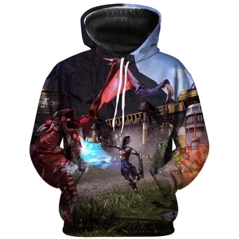 Borderlands 3 Hoodie Shirts – 3D Printed Casual Hooded RB9515