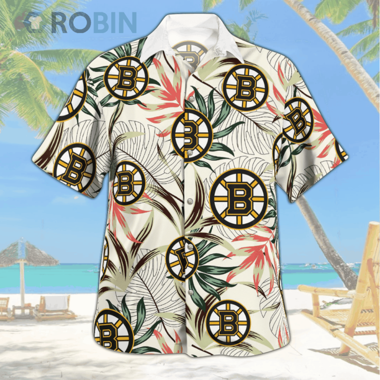 Boston Bruins Hawaiian Shirts Beach Short