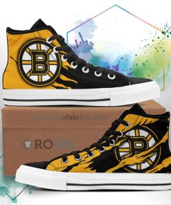 Boston Bruins Shoes Custom High Top Sneakers Boston Bruins Shoes Custom High Top Sneakers