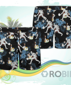 BOWLING Hawaiian Shirts Beach Short