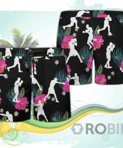 Boxing Hawaiian Shirts Beach Short