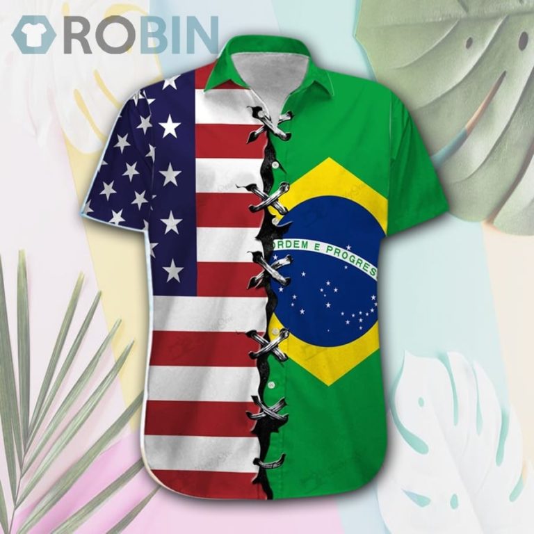 Brazil & US Hawaii Shirt & Shorts