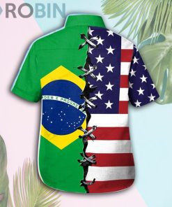 Brazil & US Hawaii Shirt & Shorts Brazil & US Hawaii Shirt & Shorts