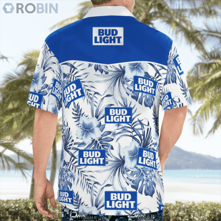 Bud Light Beer Hawaiian Shirts Beach Short
