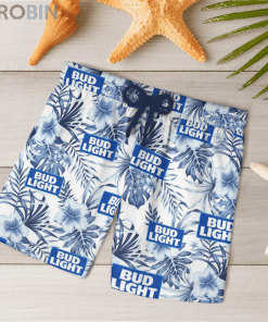 Bud Light Beer Hawaiian Shirts Beach Short