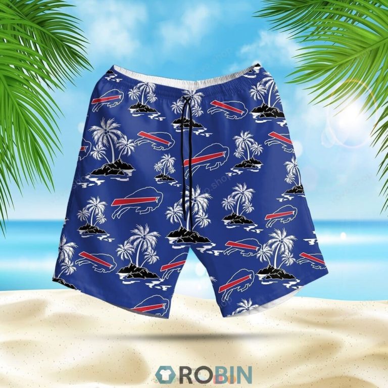 Buffalo Bills Nfl Blue Hawaiian Shirt And Short