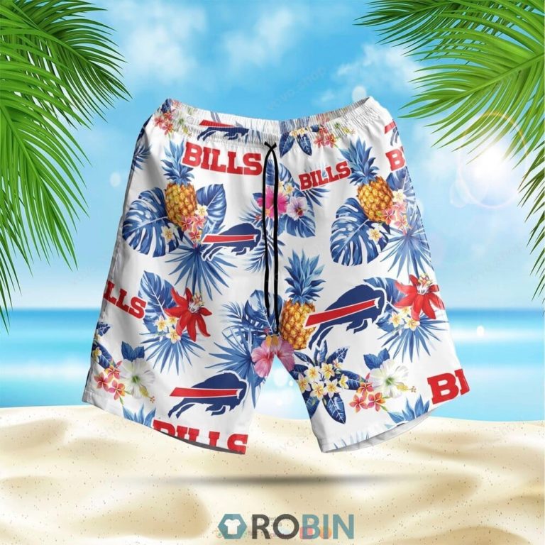 Buffalo Bills Nfl Hawaiian Shirt And Short