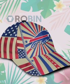 Buffalo Bills Retro Vintage Design Hawaiian Summer Classic Baseball Cap Hat