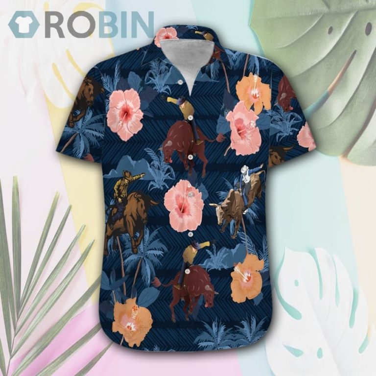 Bull Riding Hawaii Shirt & Shorts