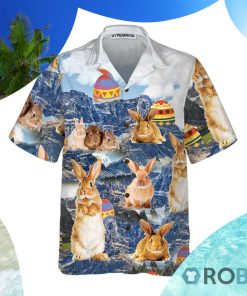 Bunny And Easter Egg Hawaiian Shirt Bunny And Easter Egg Hawaiian Shirt