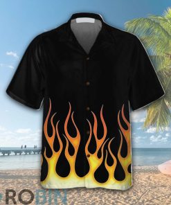 Burning Flame Hawaiian Shirt