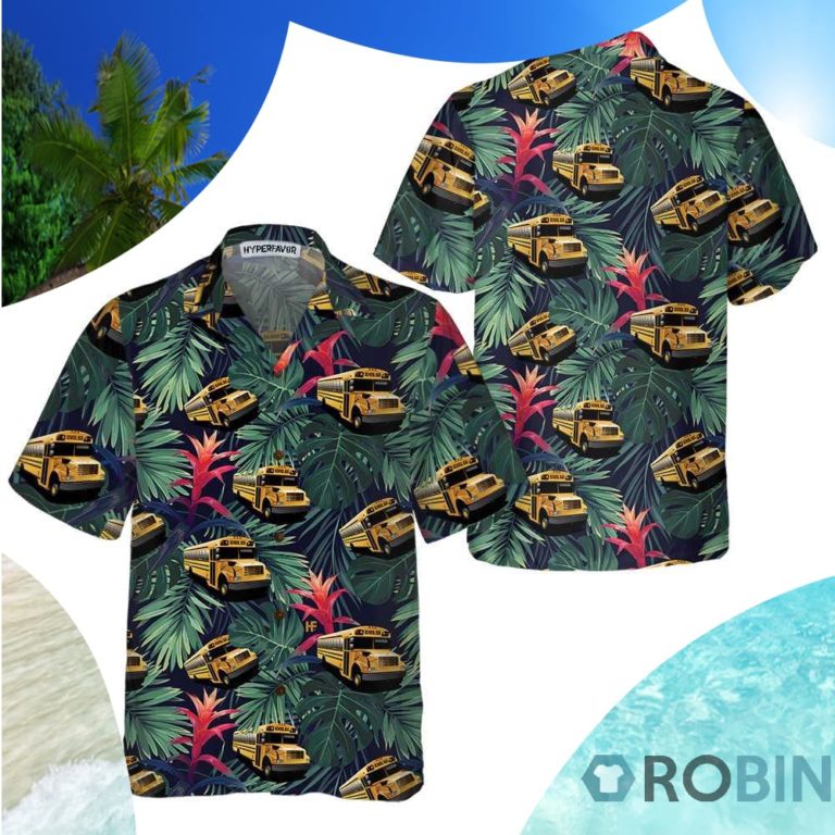 Bus Driver Hawaiian Shirt