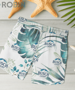 Busch Light Beer Hawaiian Shirts Beach Short Busch Light Beer Hawaiian Shirts Beach Short