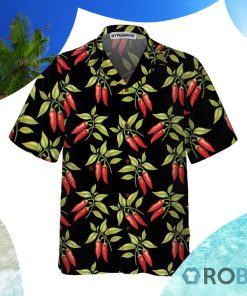Bushes Of Red Chili Peppers Hawaiian Shirt