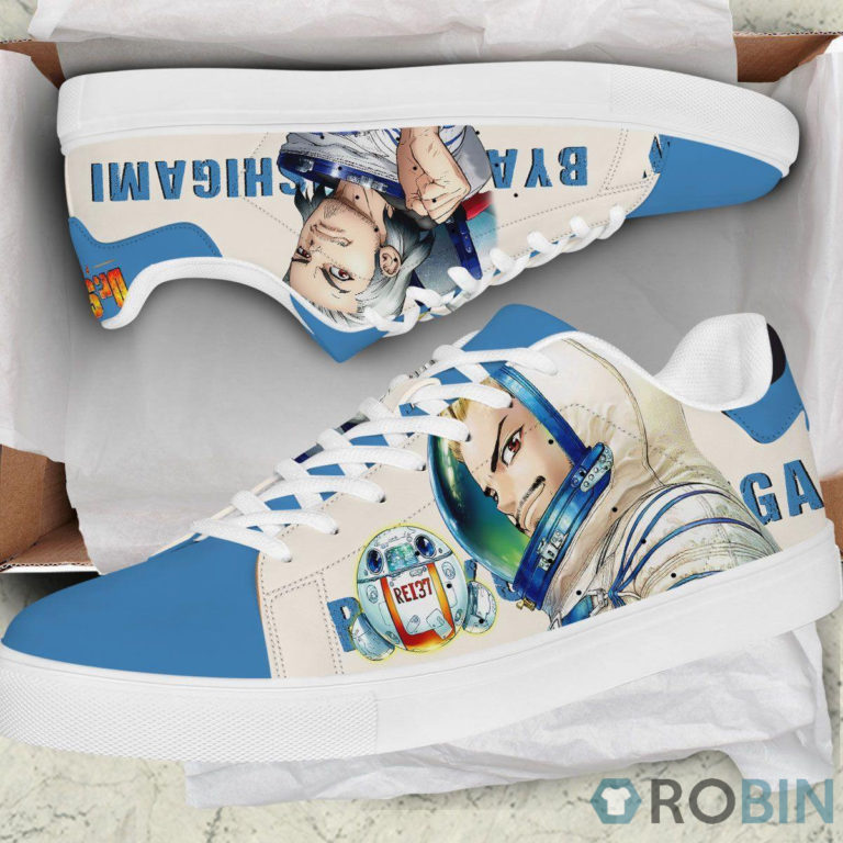 Byakuya Ishigami Stan Smith Sneakers Custom Dr. Stone Anime Shoes