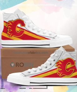 Calgary Flames High Top Shoes Custom Sneakers Calgary Flames High Top Shoes Custom Sneakers