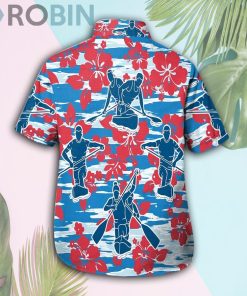 Canoeing Red Hibiscus Hawaii Shirt & Shorts Canoeing Red Hibiscus Hawaii Shirt & Shorts