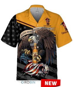 Captain Morgan Eagle Hawaiian Shirt