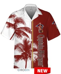 Captain Morgan Palm Tree Hawaiian Shirt Captain Morgan Palm Tree Hawaiian Shirt
