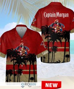 Captain Morgan Sunset Hawaiian Shirt