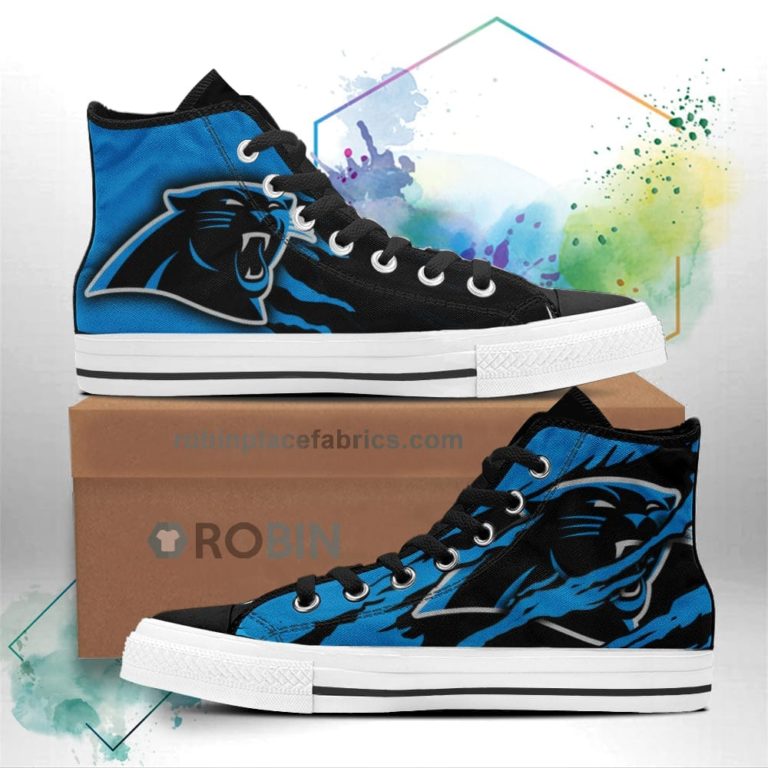 Carolina Panthers Shoes Custom High Top Sneakers