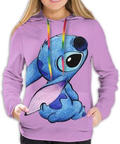 Cartoon Loli & Stitch Hoodeds