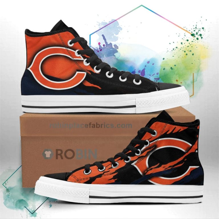 Chicago Bears Shoes Custom High Top Sneakers