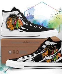 Chicago Blackhawks Shoes Custom High Top Sneakers