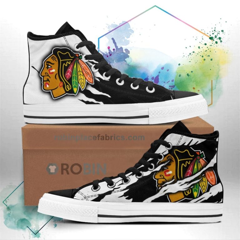 Chicago Blackhawks Shoes Custom High Top Sneakers