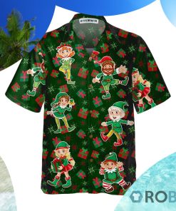 Christmas Elf Party Hawaiian Shirt Christmas Elf Party Hawaiian Shirt