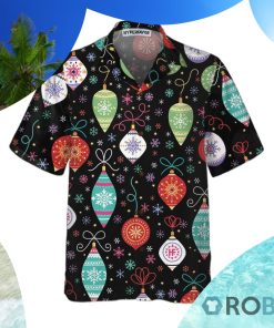 Christmas Ornament Pattern Hawaiian Shirt Christmas Ornament Pattern Hawaiian Shirt
