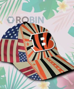 Cincinnati Bengals Retro Vintage Design Hawaiian Summer Classic Baseball Cap Hat