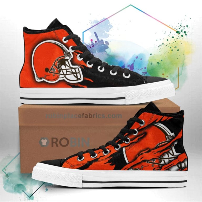 Cleveland Browns Shoes Custom High Top Sneakers