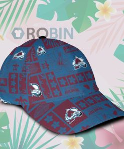 Colorado Avalanche Hawaiian Classic Baseball Cap Hat