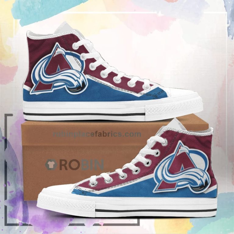 Colorado Avalanche High Top Shoes Custom Sneakers
